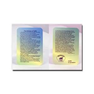 Articles of Faith Pocket Card  Thirteen Articles of Faith on a Easy to 