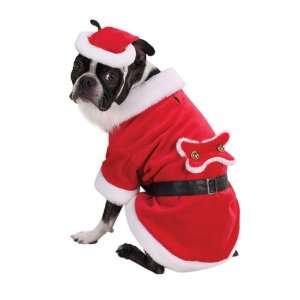  santa Claus Dog Pet Costume Outfit Hat XLARGE: Kitchen 
