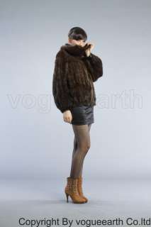 637 new real Mink fur brown coat/jacket/vest/shawls  