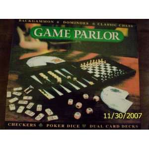  Game Parlor Games Poker Dice Cards Checkers Toys & Games