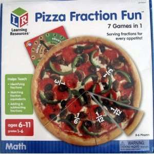  Pizza Fraction Fun 7 Games in 1 Toys & Games