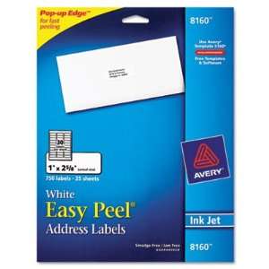  New   Avery Easy Peel Address Label   216656 Electronics