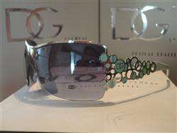 Womens Bubble DG Designer Eyewear Brown/Gold Sunglasses  