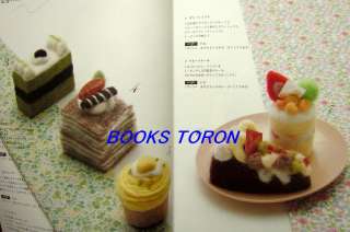 Sweets of Wool Felt/Japanese Craft Pattern Book/185  