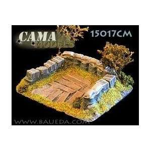  Cama Scenics (15mm WWII) Medium Open Emplacement (rural 