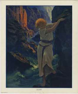 MAXFIELD PARRISH   THE CANYON Print   1924  