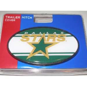  Dallas Stars Plastic Trailer Hitch Cover: Sports 