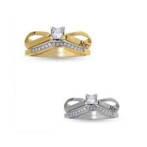 Gordons Jewelers Custom Diamond Bridal Set by ArtCarved (Stone Shape 