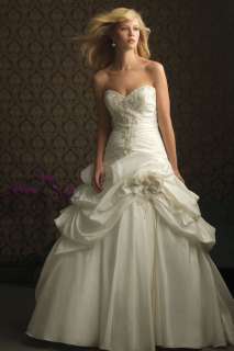 Romantic Wedding Dress Bridal Gown size Custom made  