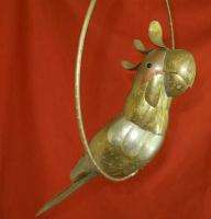 Sergio Bustamante Vintage Mixed Metal Toucan Parrot Bird Brass Copper 