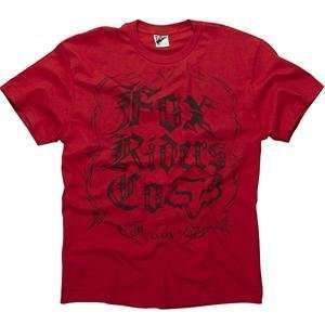  Fox Racing Sway T Shirt   2X Large/Red: Automotive