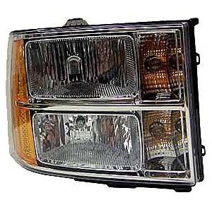  OE Replacement GMC Sierra Pickup Passenger Side Headlight 