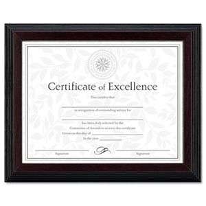   Dax N19881BT Solid Wood Award/Certificate Frame 8 1/2 