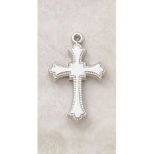 Sterling Silver Cross Necklace Christian Faith Fashion Jewelry Pendant 