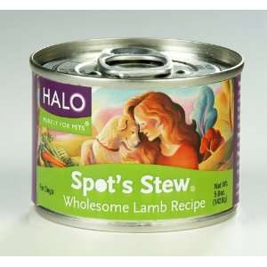  Halo Spots Stew Natural Dog Food, Wholesome Lamb Recipe 