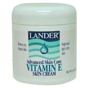  Lander Advanced Skin Care Cream Vitamin E 8 oz Beauty