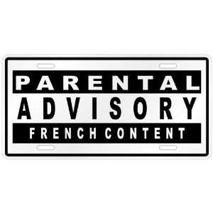New  Parental Advisory / French Content  Saint Pierre And Miquelon 