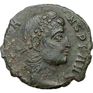 CONSTANS 347AD Authentic Genuine Ancient Roman Coin Wreath 
