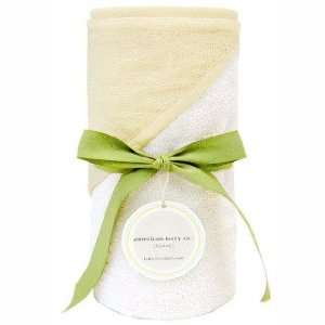   Organic Baby Hooded Towel   Natural/Soft White   Ribbon & Roll: Baby