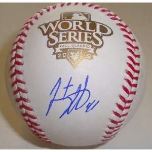 Jeremy Affeldt Signed Baseball   2010 W S w COA 1   Autographed 