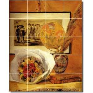  Auguste Renoir Still Life Wall Tile Mural 12  32x40 using 