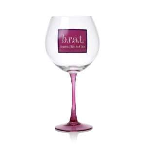 Slant Fine Whines 20 Ounce Brat Beautiful Rich and Thin Wine Glass 
