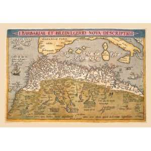  Map of Northern Africa 24x36 Giclee: Home & Kitchen