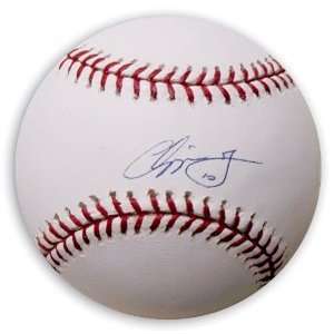  Chipper Jones Signed Official Baseball: Sports & Outdoors