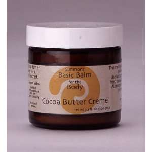 Cocoa Butter Cream w/ Aloe Vera & Vitamin E   3.3 fl.oz. Jar