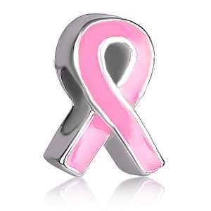   Breast Cancer Awareness Fits Pandora Charm Bracelet: Pugster: Jewelry