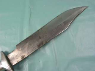 1950 60 Mexico Mexican hunting bowie knife dagger bone  