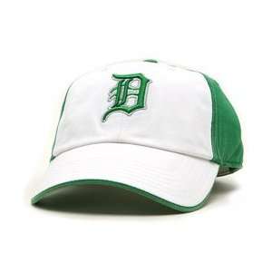 Detroit Tigers St. Patricks Claire Womens Cap   White/Kelly Green 