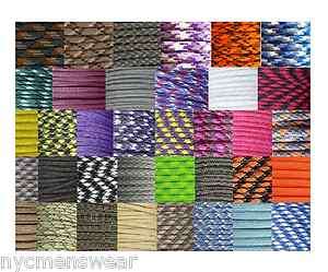 550 PARACORD 100 FT MIL SPEC PARACHUTE CORD TYPE III 7 STRAND  