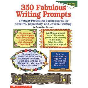   TEACHING RESOURCES SC 059059933X 350 FABULOUS WRITING PROMPTS GR. 4 8