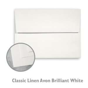 CLASSIC Linen Avon Brilliant White Envelope   1000/Carton 