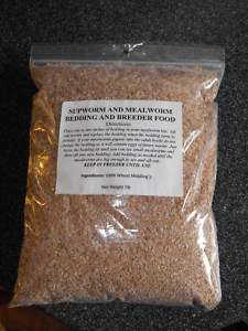 5LB of Wheat bran,Mealworm Superworm Bedding(fast ship)  