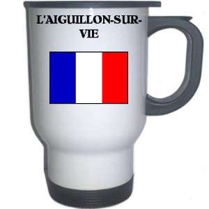  France   LAIGUILLON SUR VIE White Stainless Steel Mug 