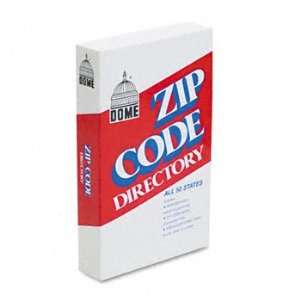  Dome® Zip Code Directory BOOK,ZIP CODE,DIRECTORY 10PWF 