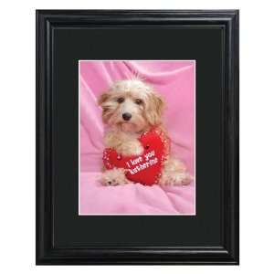  Personalized Puppy Love Framed Print: Everything Else