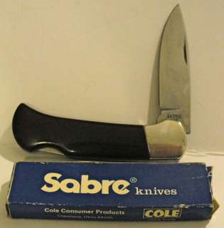 COLE SABRE KNIVES POCKET KNIFE NO 646   HONG KONG  