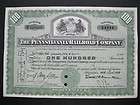 pennsylvania railroad stock certificate  