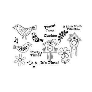   Stamp   Unmounted Rubber Stamp   Cuckoo Clocks: Arts, Crafts & Sewing
