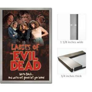  Silver Framed The Evil Dead Ladies Of The Dead Poster 