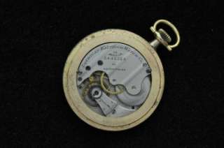 VINTAGE 6S WALTHAM SPECIAL POCKETWATCH WITH SUB SECONDS AT 3 KEEPING 