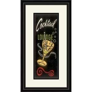  Cocktail Lounge by Retro Series   Framed Artwork