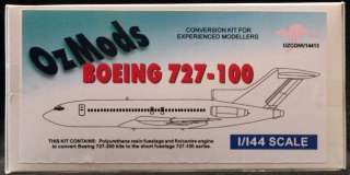 OzMods 1/144 BOEING 727 100 Conversion Kit  