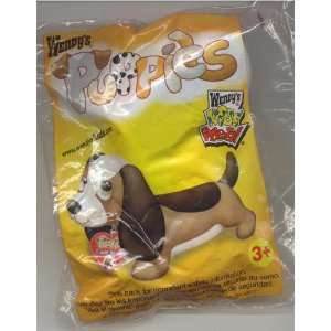  Wendys Kids Meal Plush Puppies Brown Daschund Toy 2007 