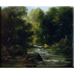   30x25 Streched Canvas Art by Courbet, Gustave
