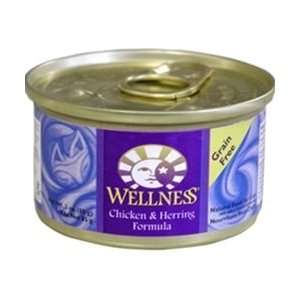  Wellness Chicken & Herring Canned Cat Food (3 oz (24 in 