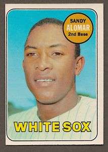 SANDY ALOMAR, Chicago White Sox — 1969 Topps Card #283  